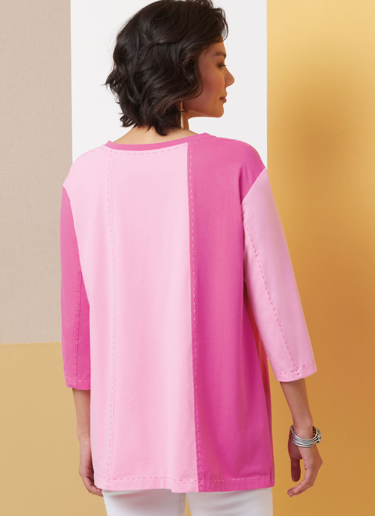 Butterick B7023 sewing pattern envelope showing misses' knit tunic designs