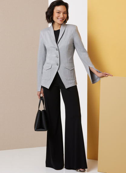 Butterick B7026 sewing pattern envelope showing misses' jacket designs
