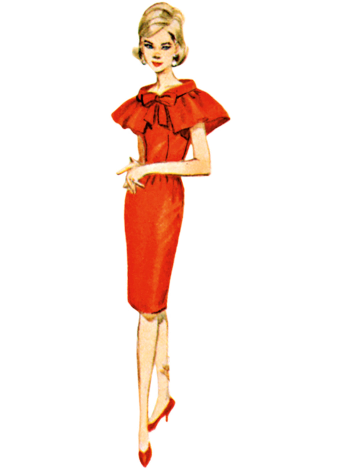 Butterick B7035 sewing pattern envelope showing misses' sheath dress designs