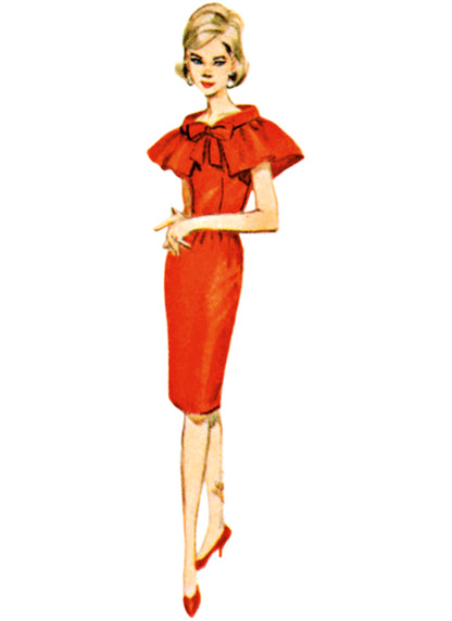 Butterick B7035 sewing pattern envelope showing misses' sheath dress designs