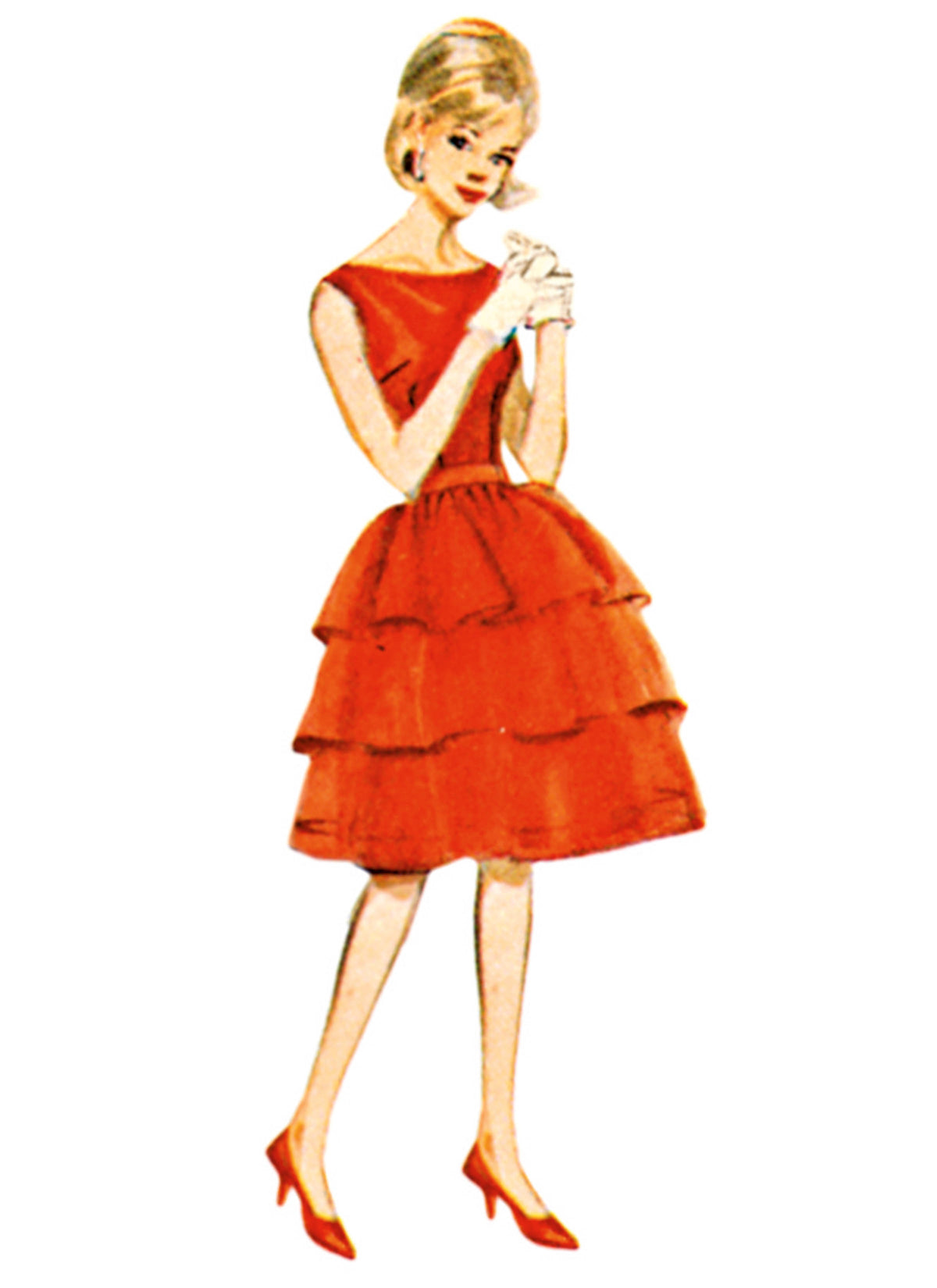 Butterick B7035 sewing pattern envelope showing misses' sheath dress designs