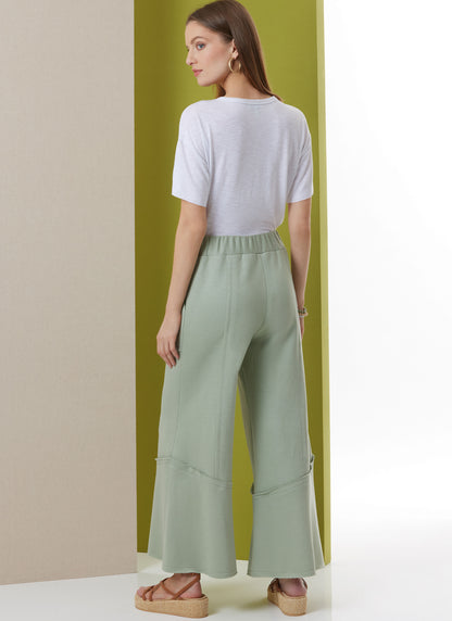 Butterick B7043 sewing pattern envelope showing pull-on trousers designs
