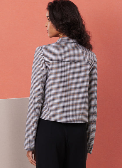 Butterick B7059 sewing pattern envelope showing unlined jacket designs
