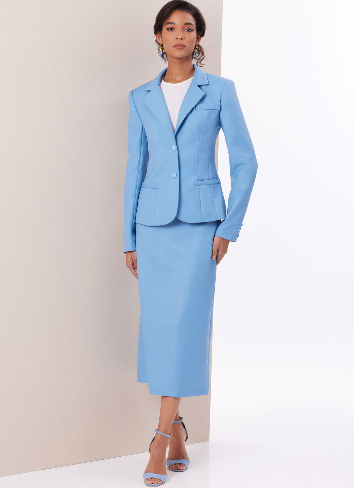 Butterick B7060 sewing pattern envelope showing lined jacket designs