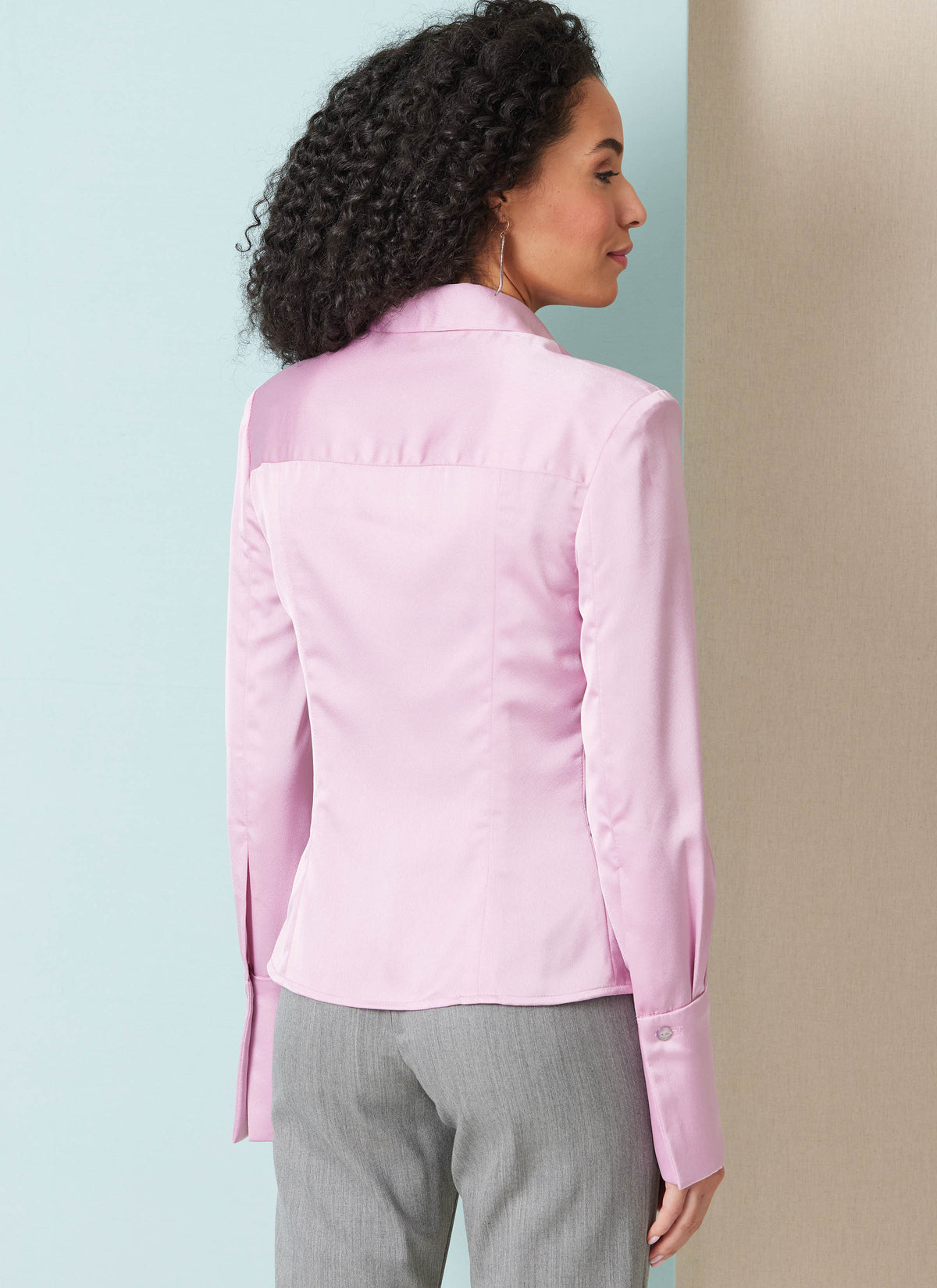 Butterick B7078 sewing pattern envelope showing a close-fitting shirt in two lengths