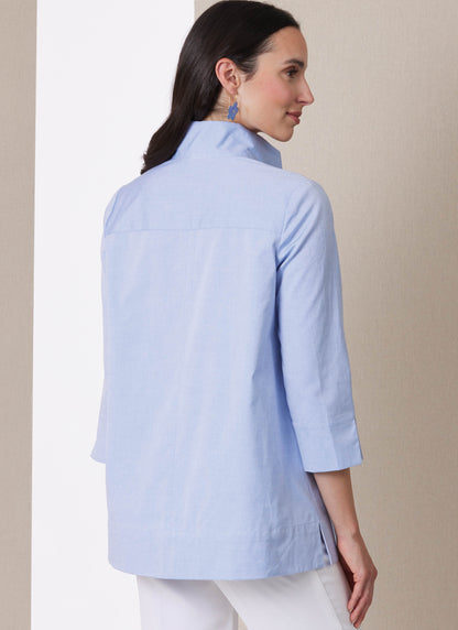 Butterick B7080 sewing pattern envelope showing a loose-fitting pullover blouse