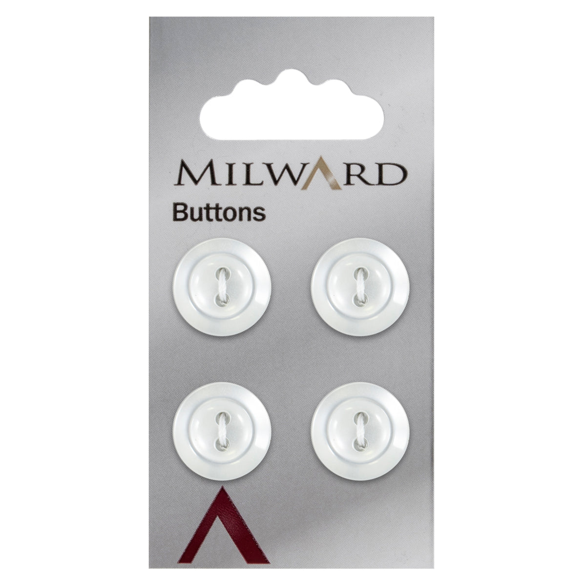 Card of 4 Milward 16mm buttons