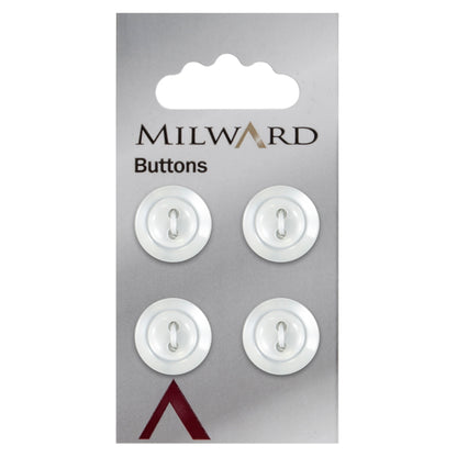 Card of 4 Milward 16mm buttons
