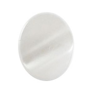 Milward White Pearl Effect Domed Buttons 11mm - Pack of 4