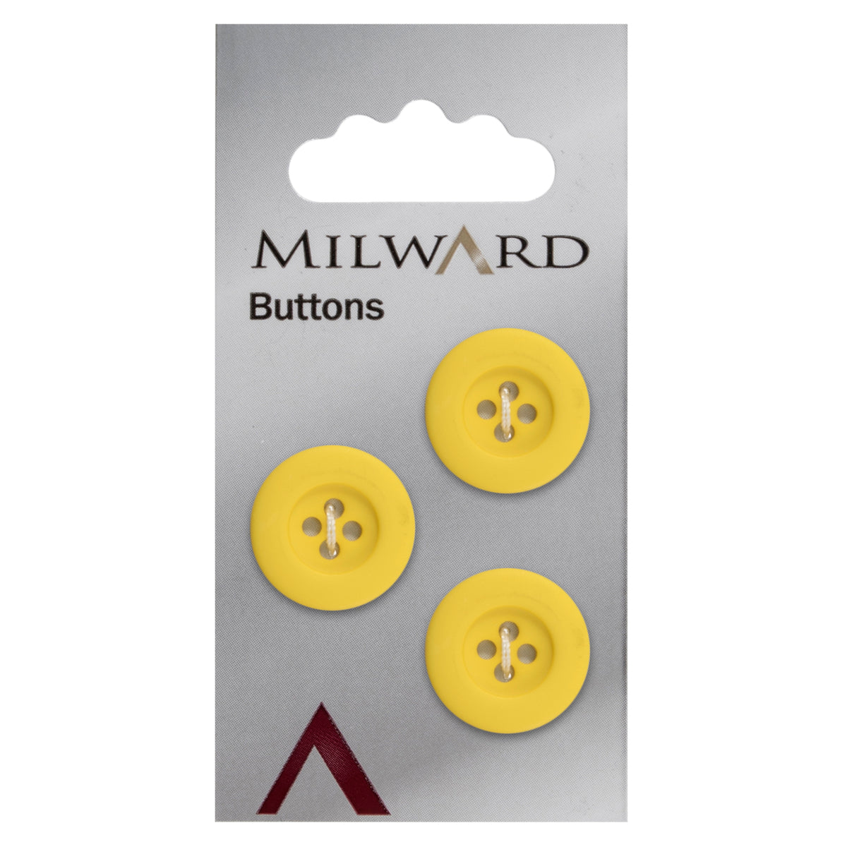 Card of 3 Milward 18mm buttons