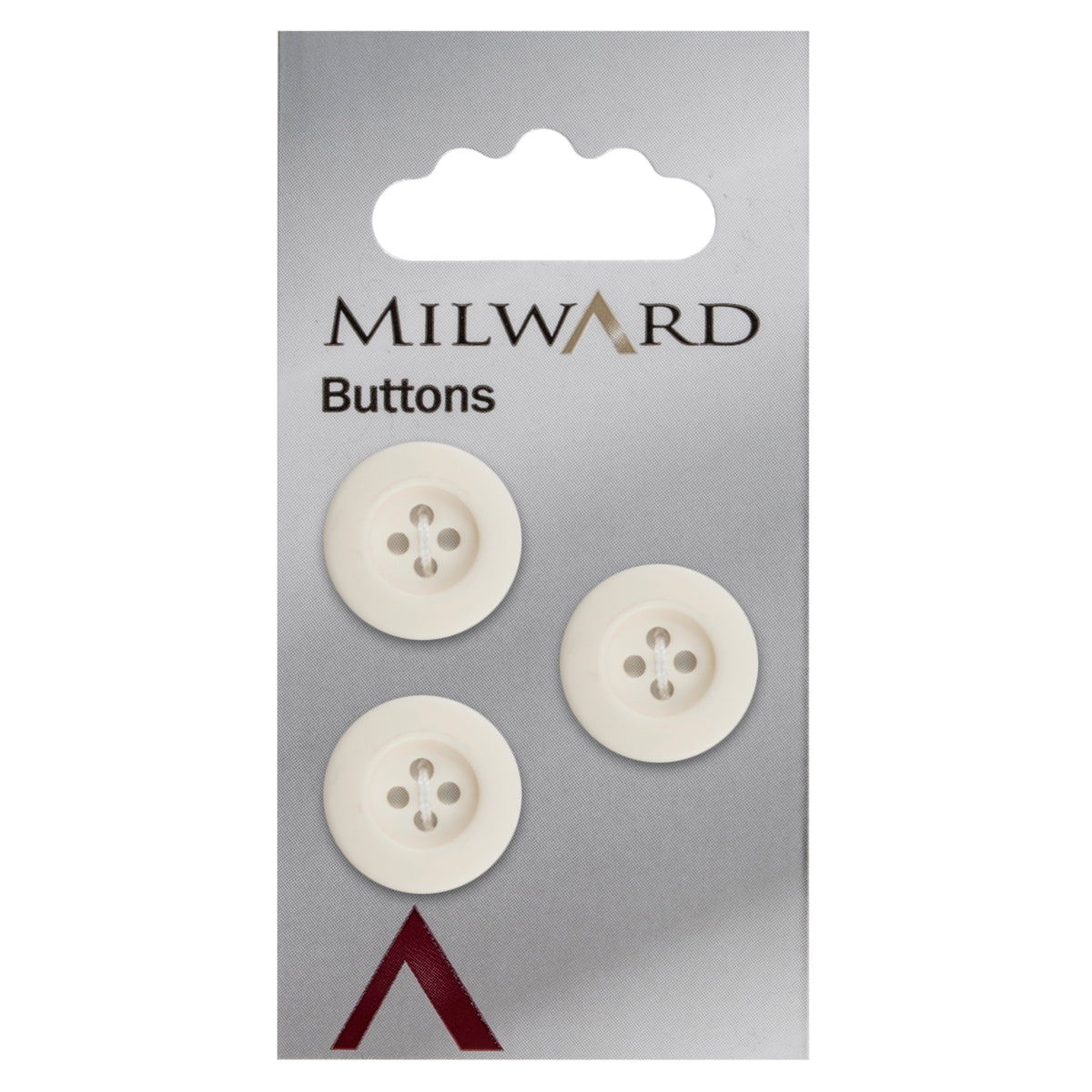 Card of 3 Milward 18mm buttons