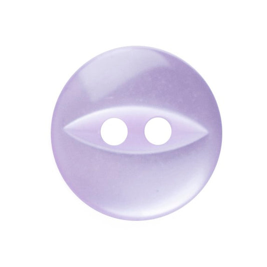 Lilac fisheye button, 14mm