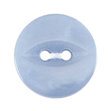 Pale Blue fisheye button, 14mm