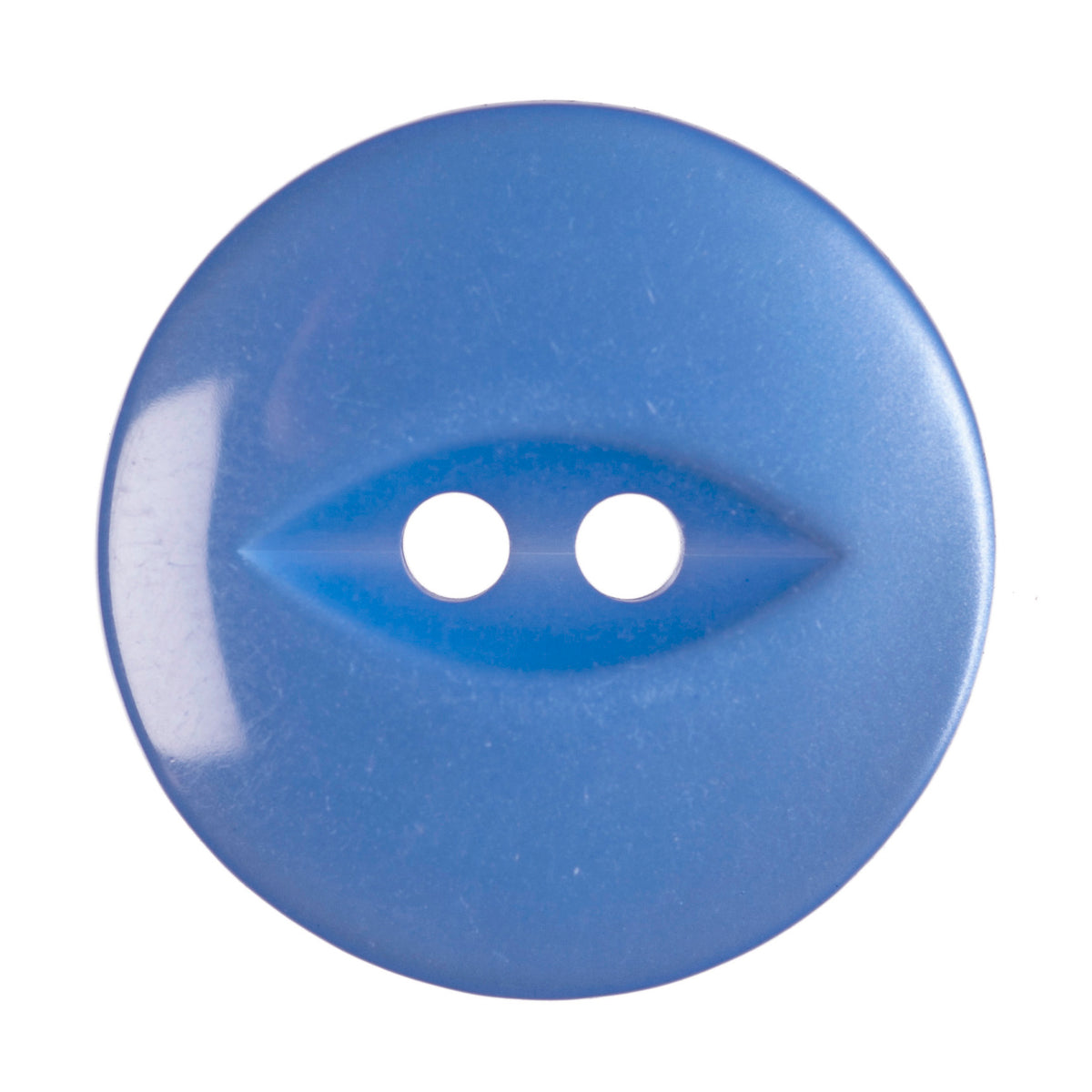 Cornflower Blue fisheye button, 16mm