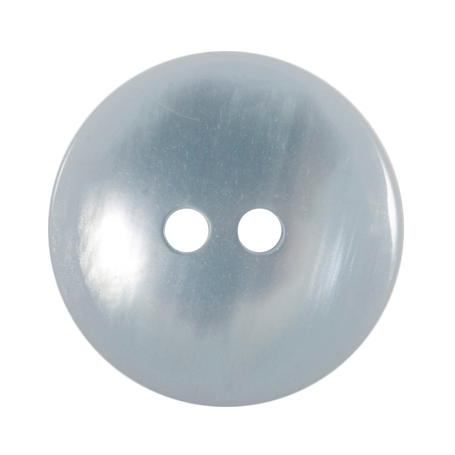 Grey pearlised round 2-hole button
