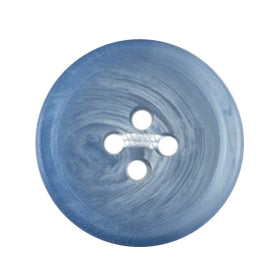 Light Blue marbled button, 17mm