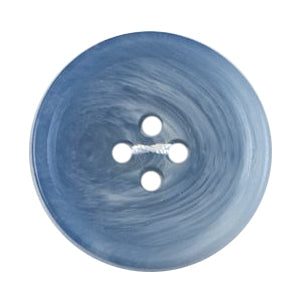 Light Blue marbled button, 20mm