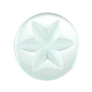 Milward Mint Green Star Buttons 11mm (Pack of 5)