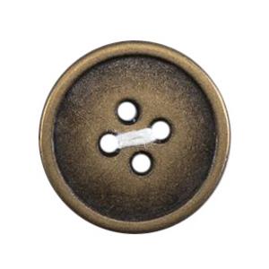 Milward Metal 4-Hole Buttons 17mm - Antique Brass (Pack of 2