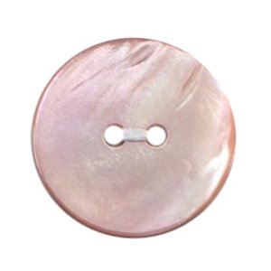 Milward Pale Pink Pearl Effect 2-Hole Buttons - 17mm (Pack o