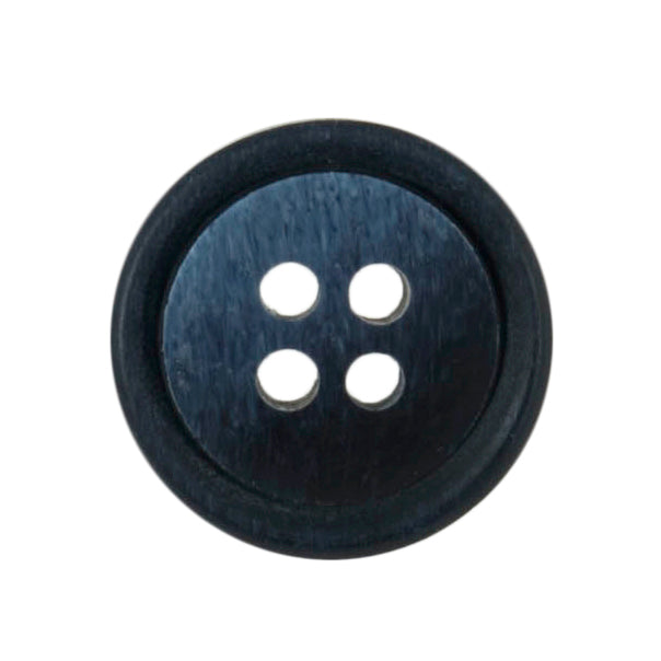 Dark slate horn effect 4-hole button