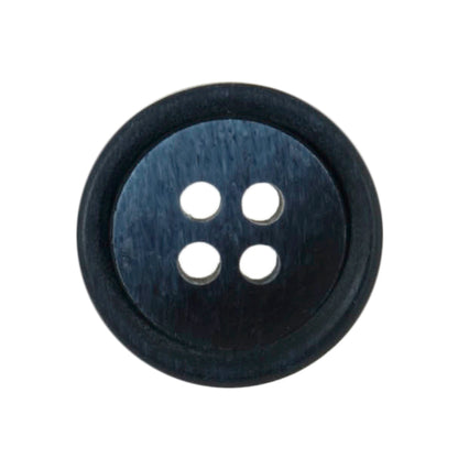 Dark slate horn effect 4-hole button