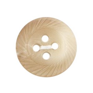 Milward Beige Swirl 4-Hole Buttons - 15mm (Pack of 4)