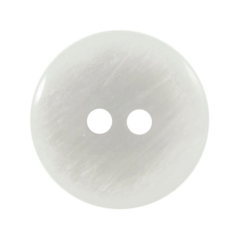 Pearl White 2-hole button, 19mm