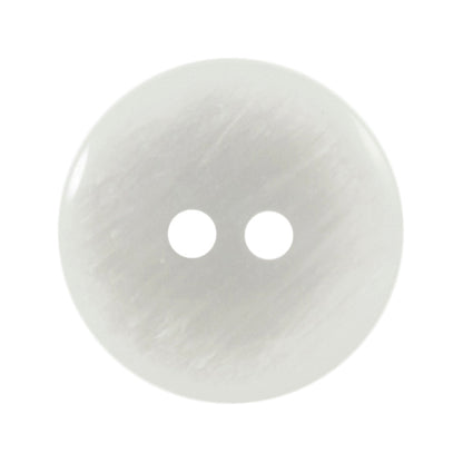 Pearl White 2-hole button, 19mm