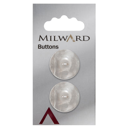Pale Pearl 2-hole button, 23mm