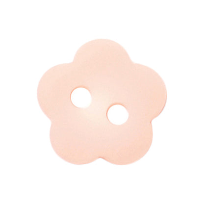 Pale pink five-petal flower button