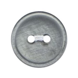 Milward 2-Hole Buttons 12mm - Grey (Pack of 7)