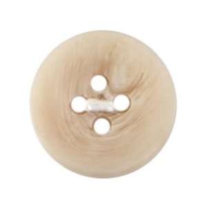 Milward Marbled 4-Hole Buttons 15mm - Cream (Pack of 4)