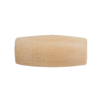 Pale natural-finish barrel-shaped toggle button