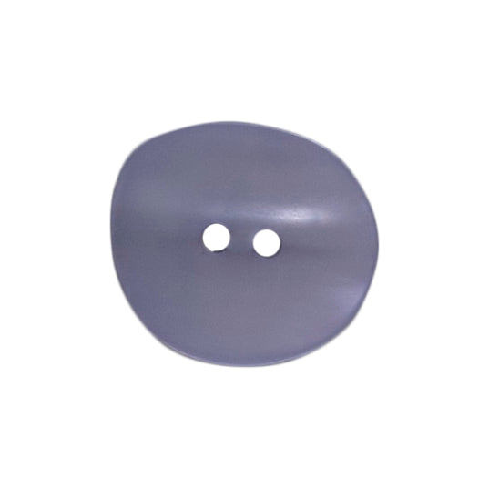 2 grey shaped pearlescent Milward 2 hole buttons on a card