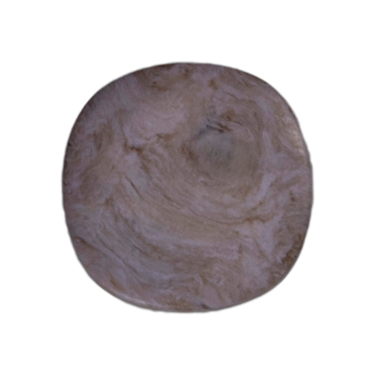 One lilac rounded square marble effect shank Milward shank button on a card