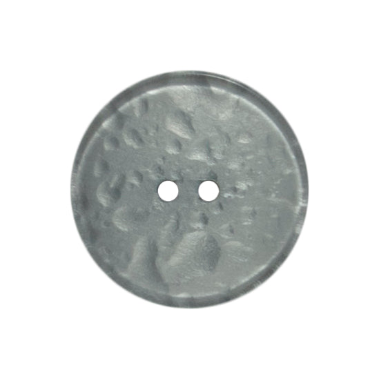 2 grey round pearlescent Milward 2 hole buttons on a card