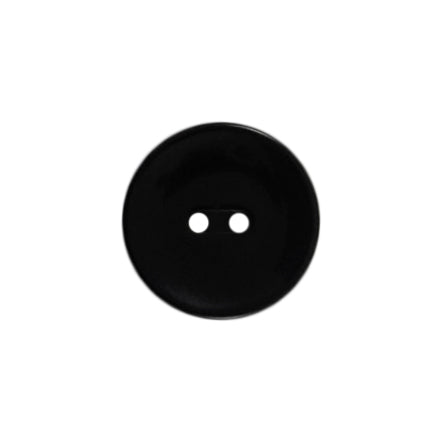 4 black round pearlescent Milward 2 hole buttons on a card