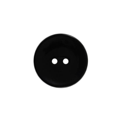 4 black round pearlescent Milward 2 hole buttons on a card