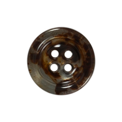4 smoky buttons with bronze flecks on a Milward card