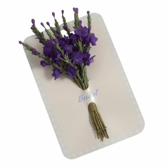 Dark Purple Heather Bunch - 1.2cm (Pack of 12 Stems)