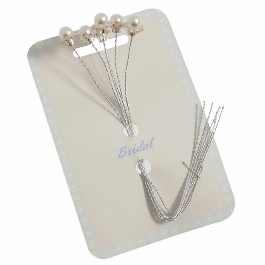 Pearl Bead Flower Spray - 7mm (Pack of 6 Stems)