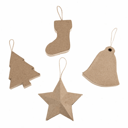 Hanging Papier Maché Stocking Decoration