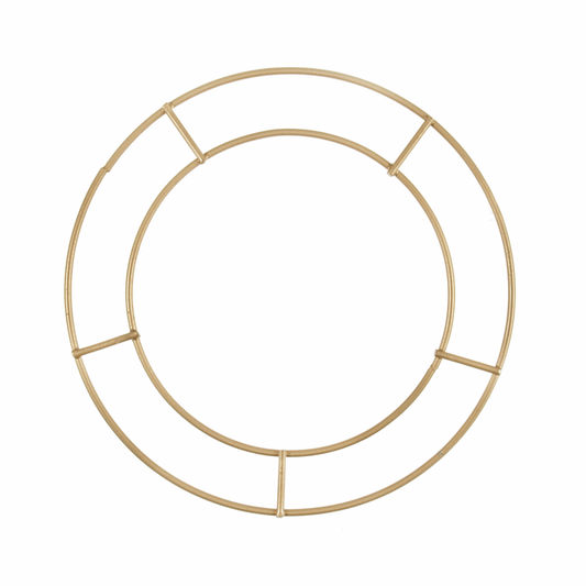 Metal Wire Wreath Ring - 15cm/5.9in
