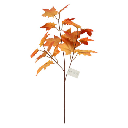 Artificial stem of autumn leaves