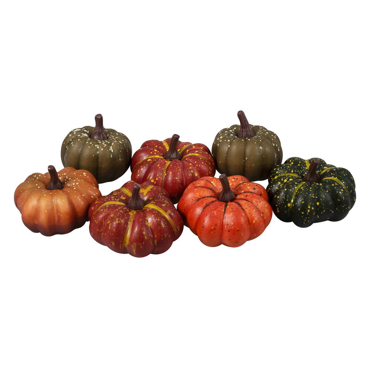 Bag of small artificial autumn pumpkins