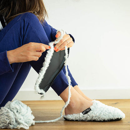 KnitPro Botties slipper soles with insoles and waxed thread