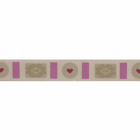 Bowtique Classic Biscuits Grosgrain Ribbon - 5m x 15mm Roll