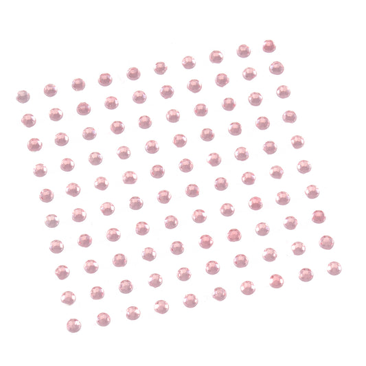 3mm pink diamantes