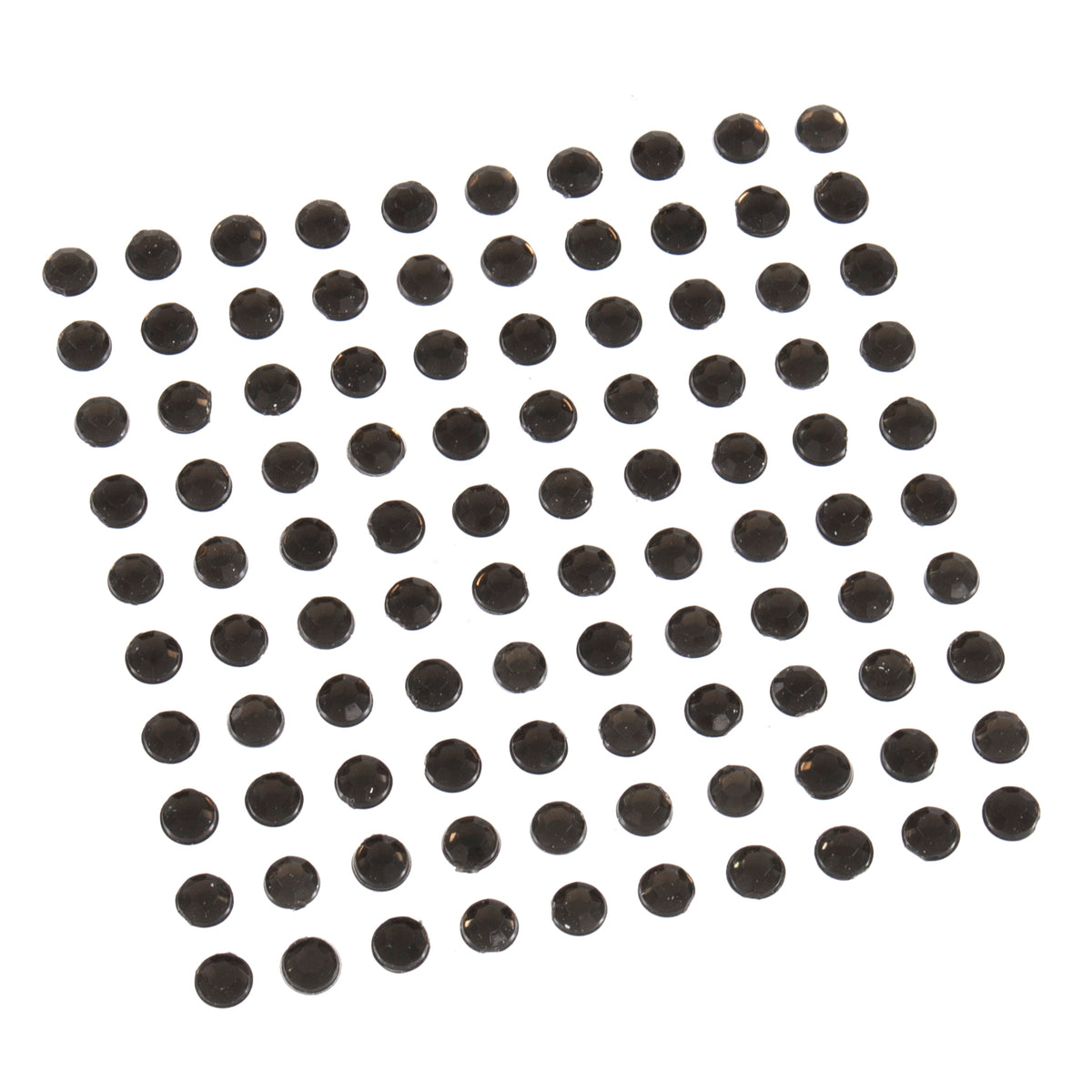 4mm black diamantes